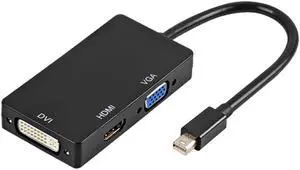 Dayspirit Mini DP DisplayPort Male to VGA HDMI DVI Adapter Converter