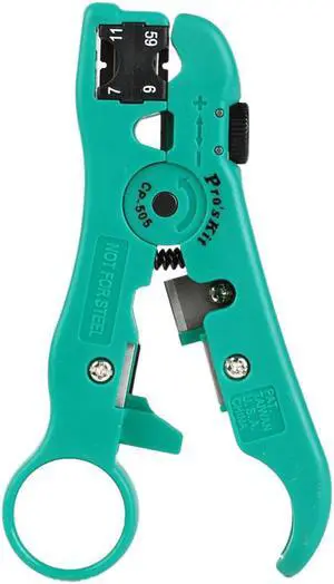 Pro'sKit CP-505 UNIVERSAL STRIP TOOL RG 59/6/11/7 CABLE STRIPPER WIRE STRIPPER