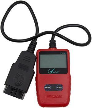 OBD2 Scan Tool VC309 OBDII/EOBD Code Reader Work With all OBDII Compliant Vehicles Support Multiple Trouble Code Requests