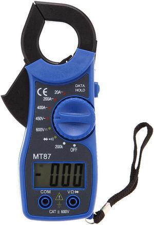 Digits LCD Digital Clamp Meter AC/DC Voltmeter AC Ammeter Ohmmeter Diode Continuity Tester with Data Hold Multimeter