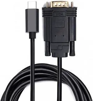 USB-C Type C USB 3.1 to VGA Male 1080p HDTV Monitor Cable