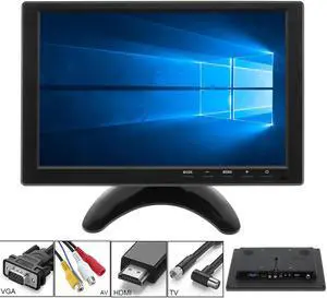 10.1 Inch Multifunction HD Car Headrest Monitor TFT LCD HD Digital Screen support HDMI / VGA / AV / USB / TV