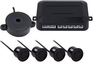 Parking Sensor Car Auto Parktronic With 4 Sensors Reverse Backup Car Parking Radar Monitor Detector System Backlight Display - Black