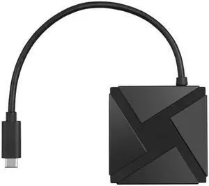 USB-C Type C Multiple 4 Ports USB 3.0 Hub Adapter For PC Tablet The New MacBook 12 inch - Black