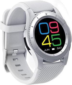 Kktick G8 Smartwatch Bluetooth 4.0 SIM Card Call Message Reminder Heart Rate Monitor Smart watchs For Android Apple (White)