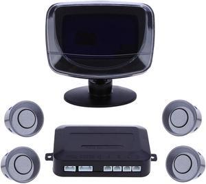 Car Alarm Auto Reversing Detector with LCD Display 4 Sensors Reverse Backup Car Parking Radar Monitor Detector System