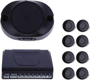 8 Sensors Car Parking Sensor Auto Reverse Rear Assistance Backup Park Radar Buzzer Alarm Kit Monitor System Car Alarm