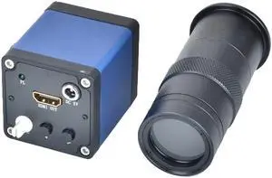 New 2.0MP HDMI Industry Digital Video Microscope Camera HD Camera & 100X C-mount Lens for Microscopes