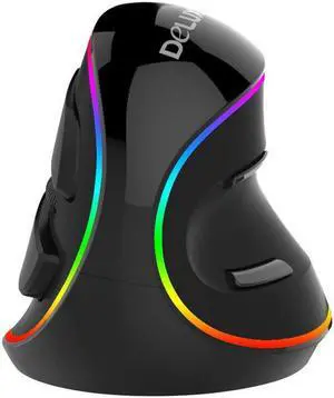 Delux M618 Plus RGB Optical Wired Ergonomic Mouse With 6 Buttons For PC Laptop Desktop
