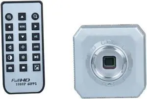 Professional Digital Full HD 16MP 1080P @ 60FPS HDMI USB Output Industrial Microscope Camera Lens with Remote Control