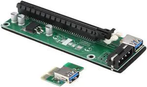 PCI-E 1X to 16X Riser Card USB 3.0 Extender Flexible Cable with SATA 4 Pin IDE Molex Power Cable for Bitcoin Litecoin Miner PCI-E 1X to 16X Riser Card USB 3.0 Extender Flexible Cable with SATA 4 Pin IDE Molex Power Cable for Bitcoin Litecoin Miner
