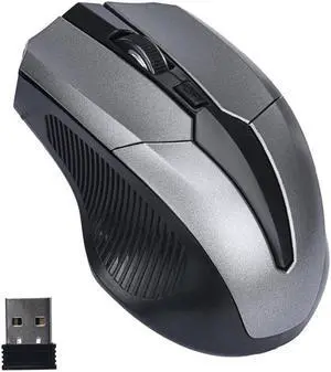 Mini 2.4Ghz Wireless Optical Mice For Pc Laptop Notebook High Quality Gaming gamer Mouse - Gray