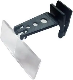 1.5X 2.5X 3.5X Clip-on Eyeglasses Type Folable Magnifier Reading Magnifying Glass With 3PCS Resin Lens Loupe