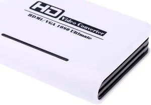 Full 1080P HDMI to VGA + Audio HD HDTV Video & Audio Converter Adapter for PC Laptop NoteBook DVD