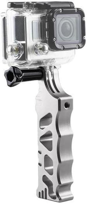 Solid Super Aluminium CNC Martial Style Monopod for GoPro Hero 3 3+ 4 - Silver