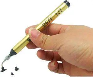BST-939 Mobile Computers IC Assistant BGA Reballing Tools Vacuum Suction Pen Welding Tool Multi-Functional Tool - Golden