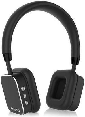 Awei A900BL Bluetooth Headphone Wireless Headset Stereo HiFi Music Headphones Noise Reduction For Mobile Phone Tablet (Black)