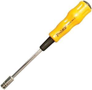 Pro'sKit 19400-M4.5 Hex Multi-purpose Screwdriver Opening Tool Repair Non-Magnetic Long Hex For Electric Screwdriver Bits
