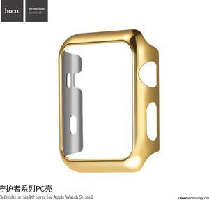 HOCO Defender Series Plating PC Protective Bumper Case for Apple Watch 42mm Series 1&Series 2 - Gold