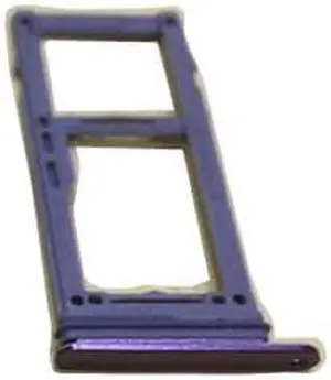 Nano SIM SD TF Card reader Tray Holder Slot Holder Adapter Replacement for samsung Galaxy S9 Plus G965 (Purple)