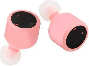 Tws X1T Mini Wireless Bluetooth Earphones Sport Headset Bass Stereo True Wireless Voice Prompt Earbuds with Charging Box (Pink)