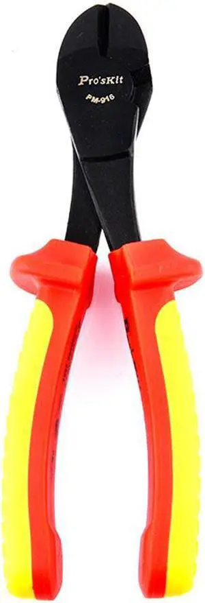 Pro'sKit PM-916 1000V Insulated Heavy Duty Side Plier(200mm) Wire Cable Cutting Nipper Hand Tools
