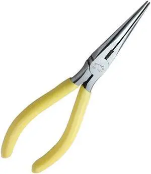 Pros'kit 1PK-706Y Side High Carbon Steel Yellow Long Nose Plier (160mm) Hand Tools Repair Pliers