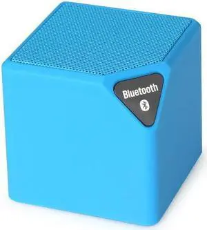 Fineblue Bluetooth Speaker X3 Cube Led Speaker TF USB Wireless Portable Music Player Sound Box Subwoofer Loudspeakers with Mic - Blue