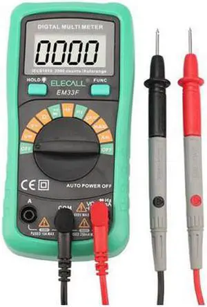 ELECALL Autorange Digital Multimeter 3 1/2 1999 Low Battery Indication Overload Protection MULTIMETER capacitance AC DC voltage