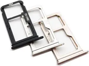 Sim Card Slot Tray Card Holder For Huawei Mate 10 Mate10 SIM Holder Slot Tray parts Sim Card Adapter - Silver
