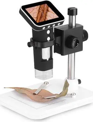500X 2.5 Inch LCD Digital Wireless Handheld Microscope 8-LED Light Magnifying Glass Magnifier with Stand