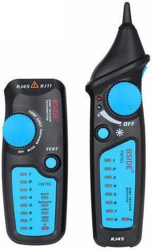 Bside FWT81 Cable Tracker RJ45 RJ11 Telephone Wire Network LAN TV Electric Line Finder Tester