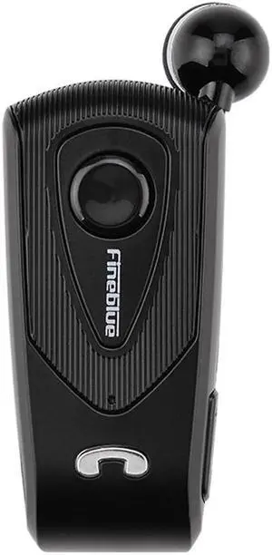 Fineblue F930 Wireless Freedom Business Bluetooth Headset Call Clarity Music No Bound Smart one drag two Bluetooth Earphone - Black