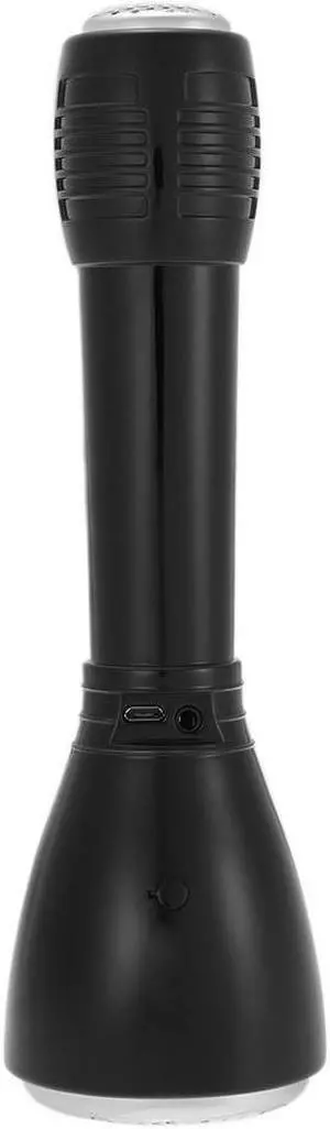 K01 Wireless Condenser Microphone Karaoke Player Recording Singing Microphone Bluetooth Speaker for iPhone iPad Android Smart Phone PC Black