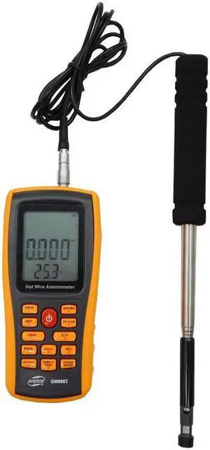 BENETECH GM8903 Digital Anemometer Wind Speed Meter Anemometer Wind Speed GaugeTemperature Measure USB Interface