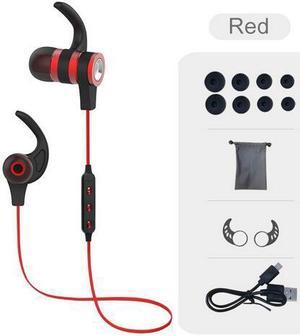 YOLOPE Mini Hifi Sport Blutooth Earbuds In-ear Earpieces Headset Auriculares Wireless Headphones Bluetooth Earphones For Phone (Red)