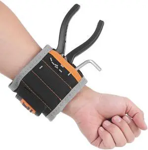 JAKEMY JM-X5 14.6" Magnetic Wristband Band Belt Pocket Tool for Holding Screws Nails Drills Repair Tools