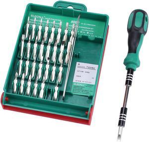 ELECALL 33 In 1 Multifunction Repairing Tools Iphone PC Watch Tablet Screwdriver Set Interchangeable Torx Tweezer Extension