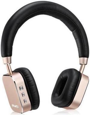 Awei A900BL Bluetooth Headphone Wireless Headset Stereo HiFi Music Headphones Noise Reduction For Mobile Phone Tablet (Gold)