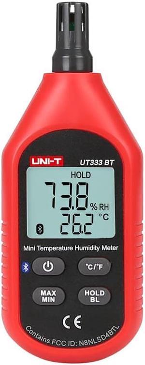 UNI-T UT333BT Thermometer Hygrometer Bluetooth Digital LCD Mini Temperature Humidity Meter Moisture Meter Sensor Thermometer