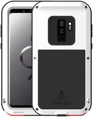 Love Mei Metal Armor Shockproof Case Aluminum Cover For Samsung GALAXY S9 (White)