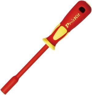 Pro'sKit SD-800-M8(8.0*125mm) VDE1000V High Voltage Insulation Sleeve Screwdriver Without Magnetic Hex Screwdrivers