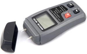 LCD 0-99.9% 2Pins Wood Industry Digital Moisture Meter Humidity Tester Timber Damp Detector Conductivity Moisture Hygrometer