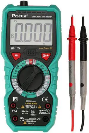 Pro'sKit MT-1706-C  True RMS Digital Multimeter Handheld Multimeter Electrical And Electronic Testing