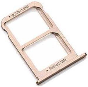 Nano SIM Micro SIM Card Tray Holder Micro SD Card Slot Holder Adapter for Huawei Asend mate 9 pro  Gold
