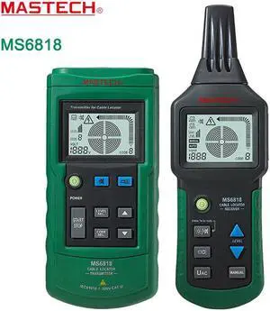 MASTECH MS6818 advanced wire tester tracker Multi-function Cable Detector 12~400V Pipe Locator Meter