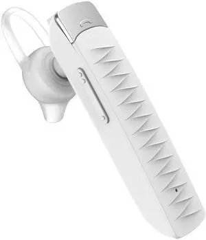 Roman R551S Bluetooth Headset Wireless earphone Driver Bluetooth Headphone with Noise Cancelling for iPhone Samsung (White)