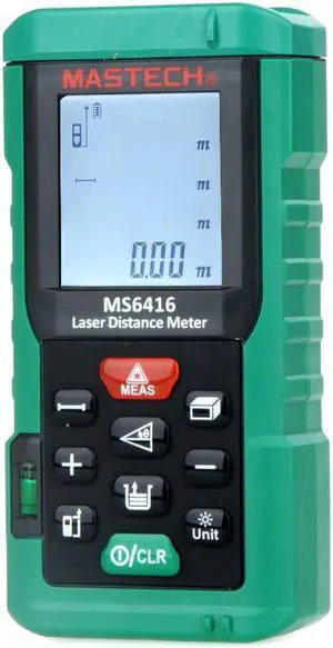MASTECH MS6416 60m Laser Distance Meter Rangefinder Tape Measure Level Tool