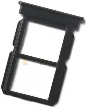 SIM Card Slot SD Card Tray Holder Adapter Single Sim For One Plus 1+ 5 5T - Black