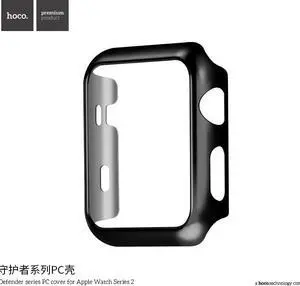 HOCO Defender Series Plating PC Protective Bumper Case for Apple Watch 42mm Series 1&Series 2 - Black